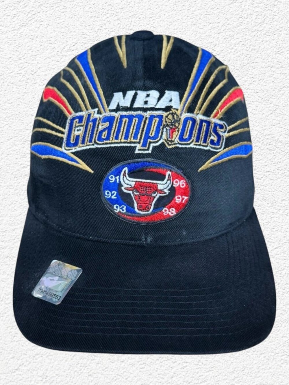 Vintage Starter 1998 Chicago Bulls Championship Locker Room The Last Dance Hat